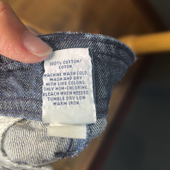 Gap trouser jean shorts with cuffed hem - Picture 7 of 7